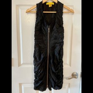 Catherine Malandrino Black Zip Dress (Size 0)